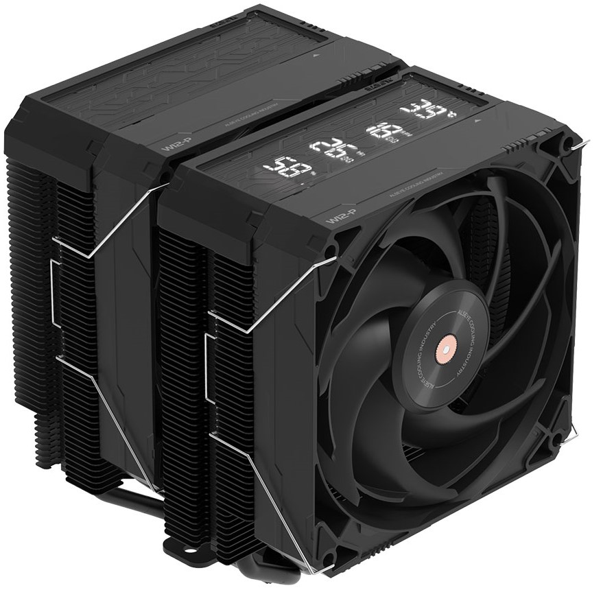 Кулер ALSEYE Q120DT Plus (~220Вт, Intel 115x/1200/1700/1851, AMD AM4/5, 1x4pin PWM + USB2.0)