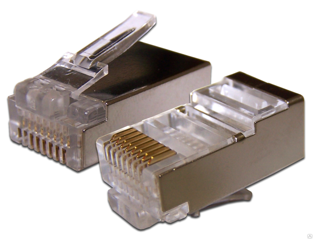 Коннектор RJ-45 (8P8C) Gembird кат. 6 экранированный