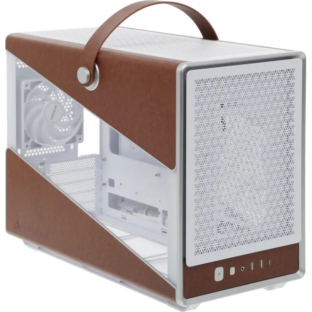 Корпус MONTECH HERITAGE PRO (W) (Mini Tower, ATX, 1xType-C, 2xUSB3.2, 4x120мм) 