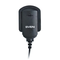 Микрофон Sven MK-150 крепление на одежду и крепеж на столе или мониторе