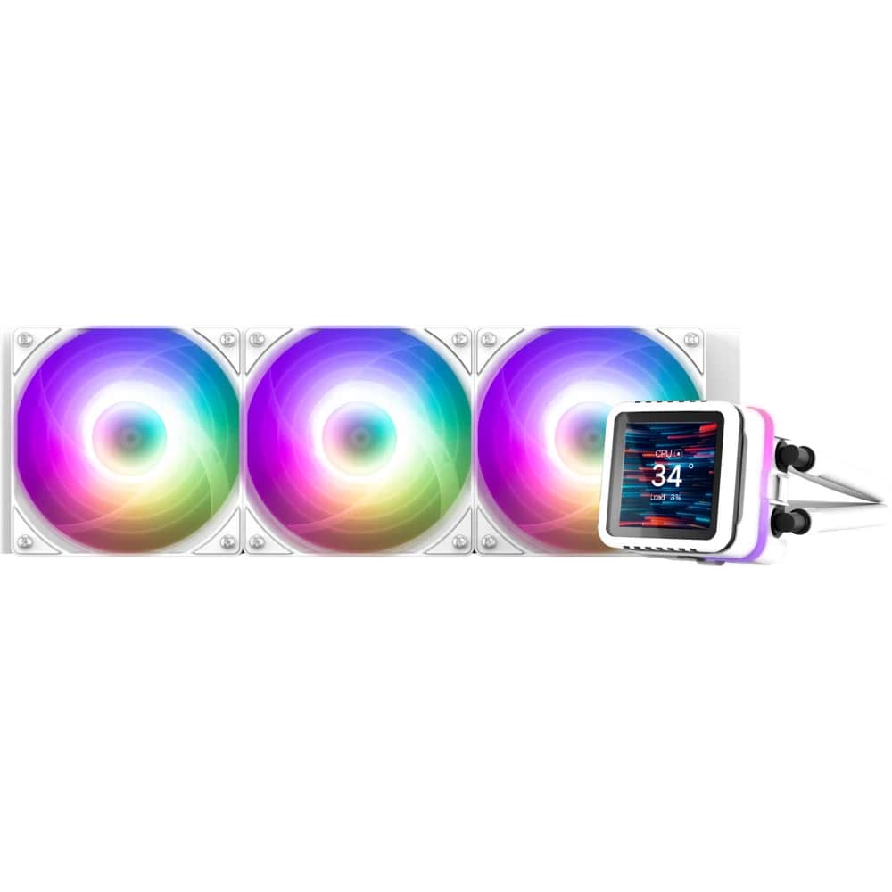 СЖО 360мм Zalman Reserator5 Z36 ARGB White (~300Вт, Intel/AMD, PWM 700-1800 rpm, ARGB)