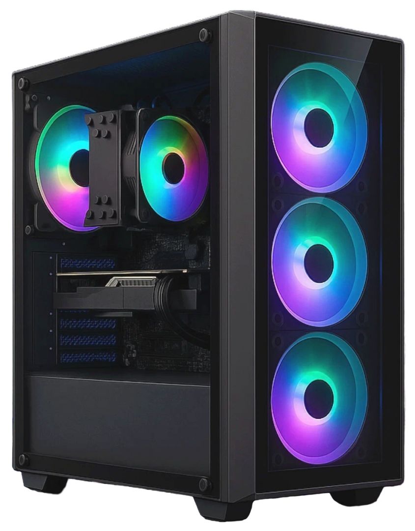 Компьютер Ryzen 5 4500/16ГБ/512ГБ SSD + 256ГБ NVMe/RTX 3050/Win11