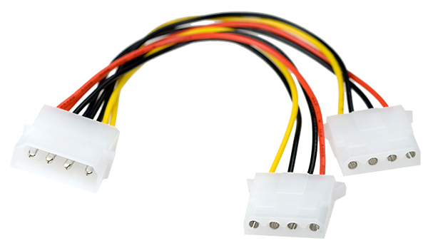 Кабель разветвитель питания 1xMOLEX(M) - > 2xMOLEX(F) (CC-PSU-1)