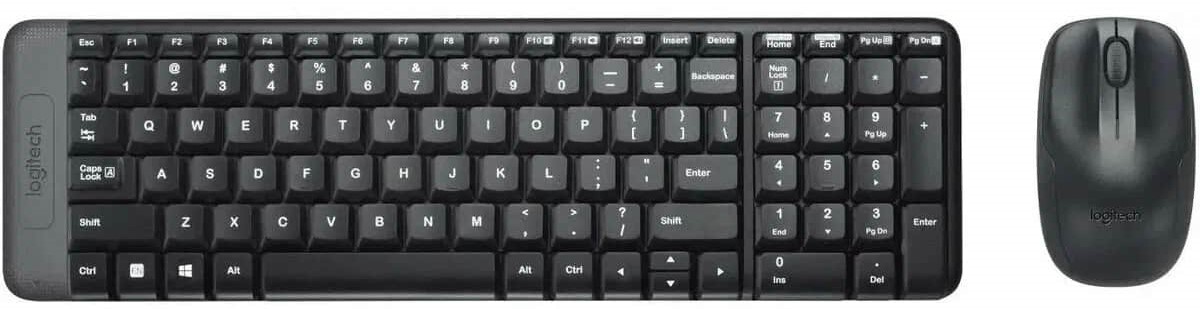 Комплект беспроводной (клавиатура + мышь) Logitech MK220 (920-003236)