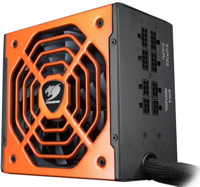 Блок питания полумодульный 1000 Вт COUGAR BXM1000 (80+ Bronze, ATX12V v2.4, 8x6+2pin, APFC, DC-DC)