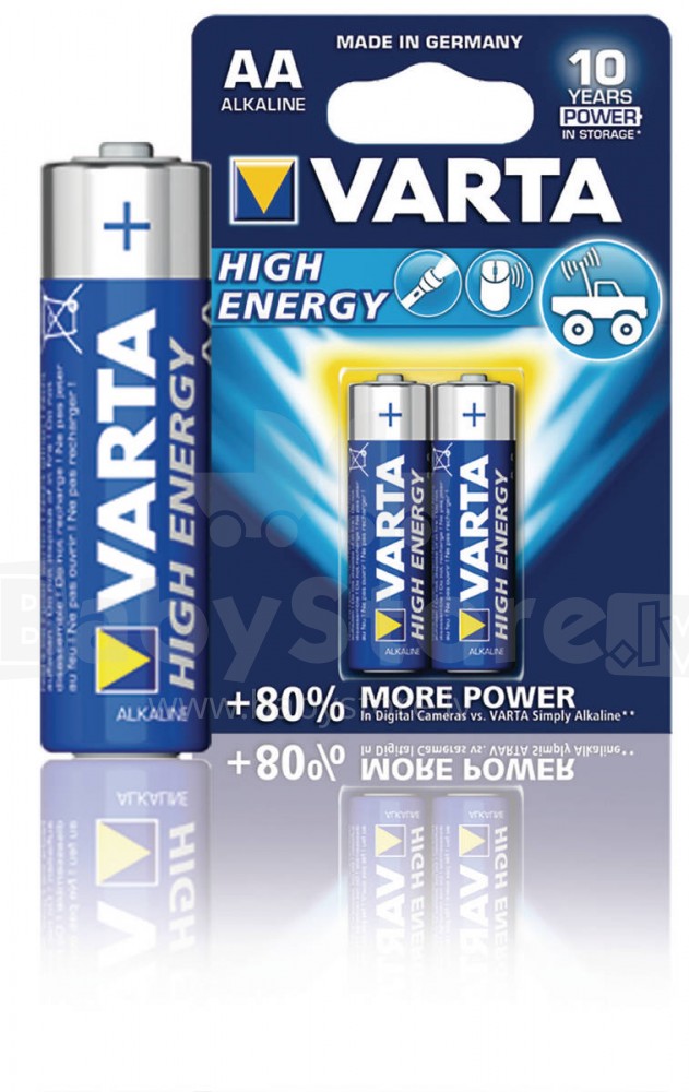 Батарейки Varta 4906 АА HIGH ENERGY BL2