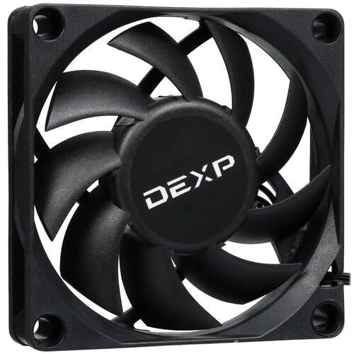 Вентилятор 70мм DEXP DX70NFDB (4350rpm, 3pin, гидродинамический п-к)