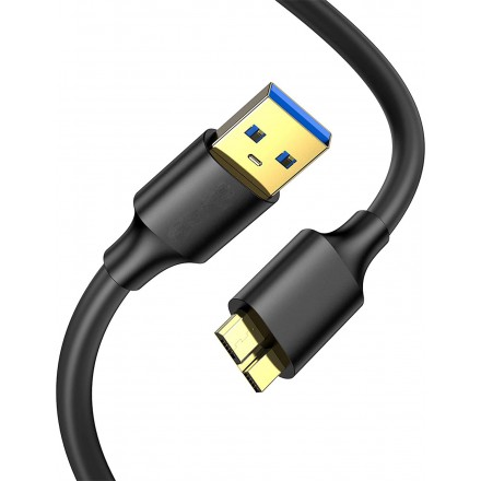Кабель USB-A 3.0 (M) -> microUSB 3.0 (M) 0,5м KS-is KS-465-0.5