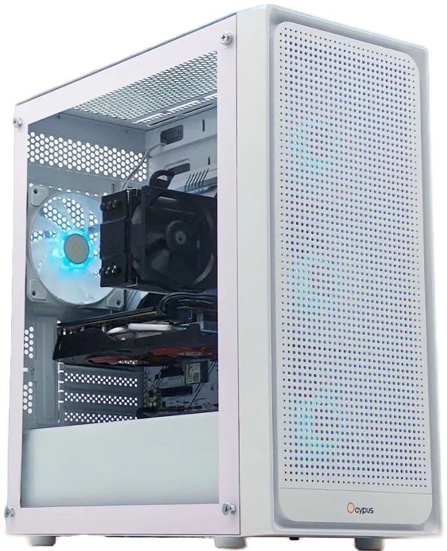 Компьютер MRC08 / Intel Core i3-13100F / 16 ГБ DDR4 / SSD NVMe 256 ГБ + SSD 512 ГБ / AMD Radeon RX 570 8 ГБ / Windows 11