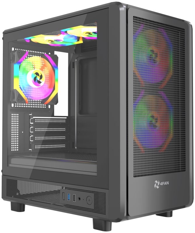 m-atx 4fan goldrim