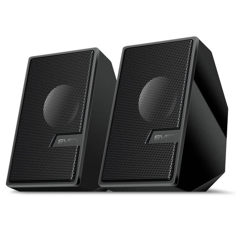 Колонки 2.0 SVEN 340 (BT, 2x3Вт, USB2.0+1x3pin) SV-021399