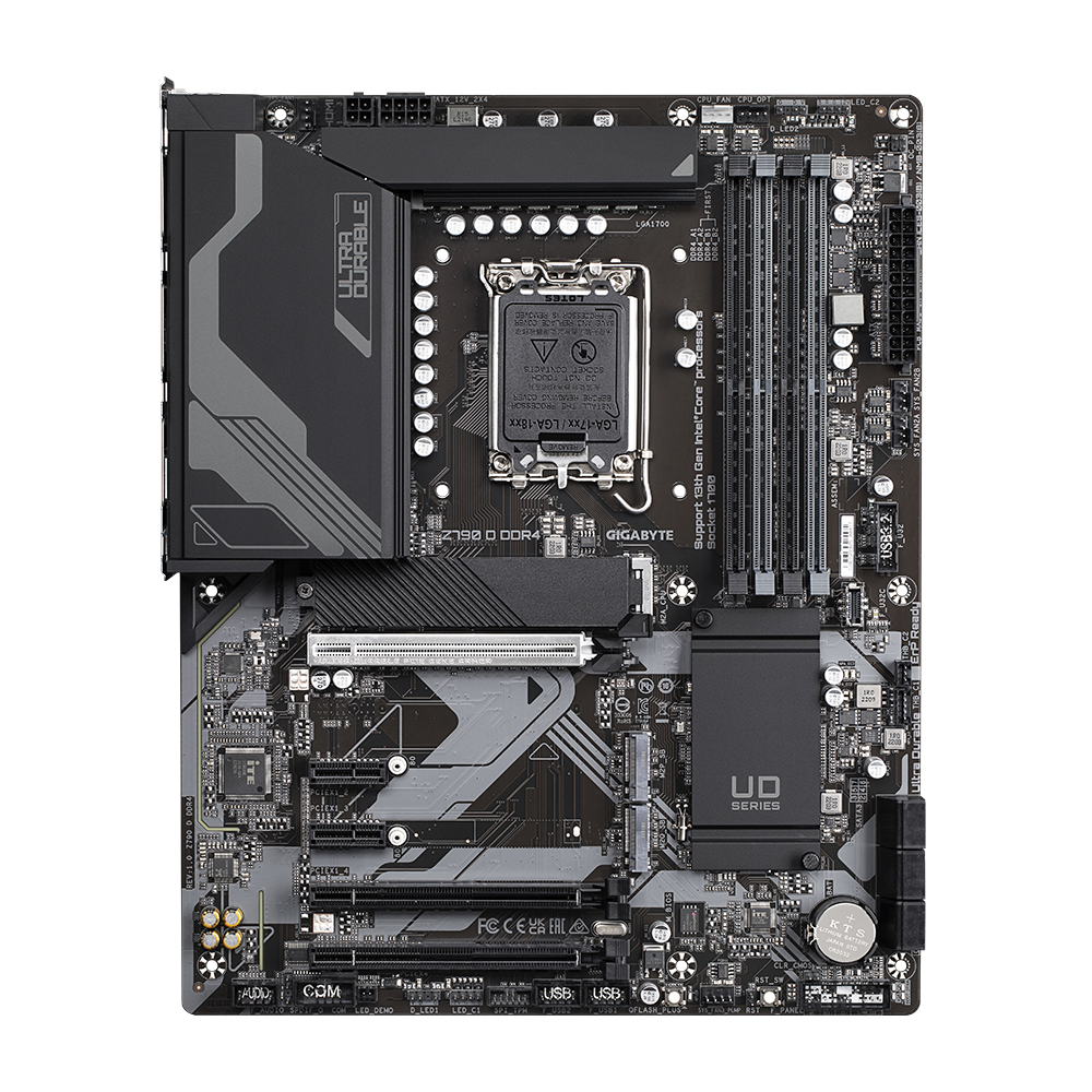 Материнская плата Gigabyte Z790D Rev.1.2 ATX (LGA1700, 4xD5, 14 фаз, 2xARGB, 3xM.2, USB Type-C) 